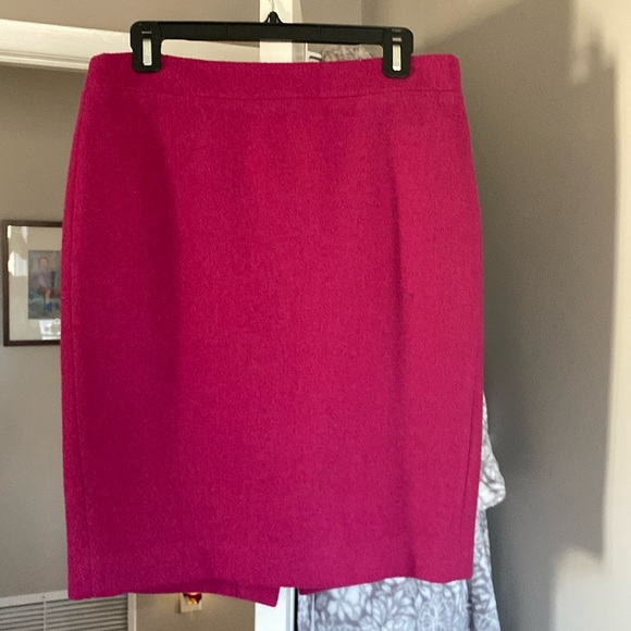 J.Crew Petite Wool Pencil Skirt Size 8P